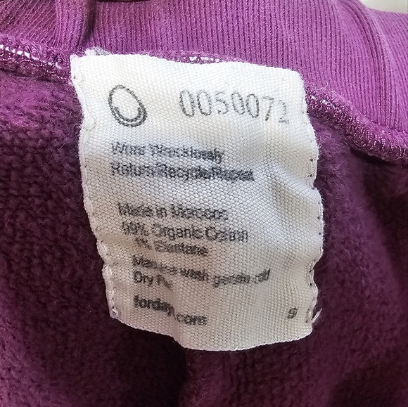 Kids Girls Purple, Organic CottonJoggers by For Days Size Small - Picture 6 of 6
